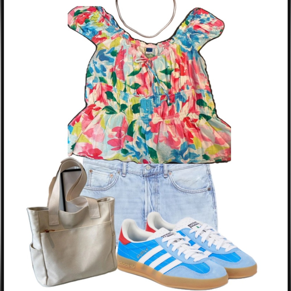 Colorful Floral Top